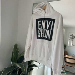 Envision White Hoodie